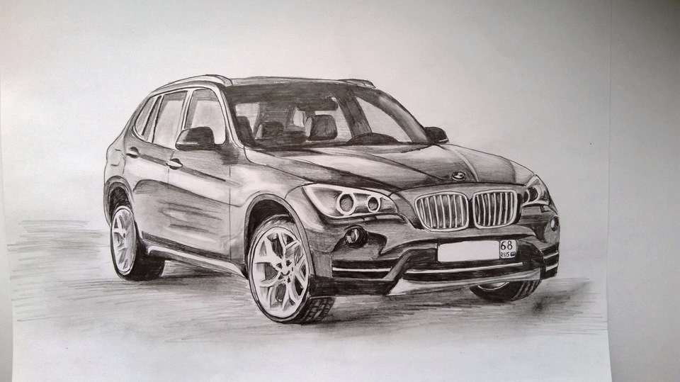 Как нарисовать bmw x5