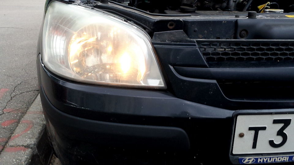 День света: габариты, стоп сигнал и лампы консоли Hyundai Getz ...