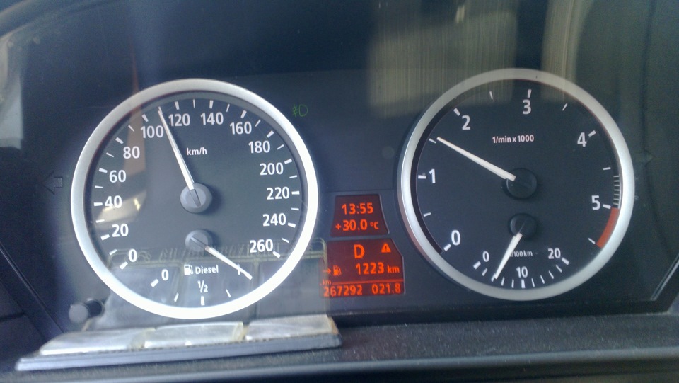 Расход и на сколько км хватит топлива. — BMW 5 series (E60), 3 л, 2004 ...