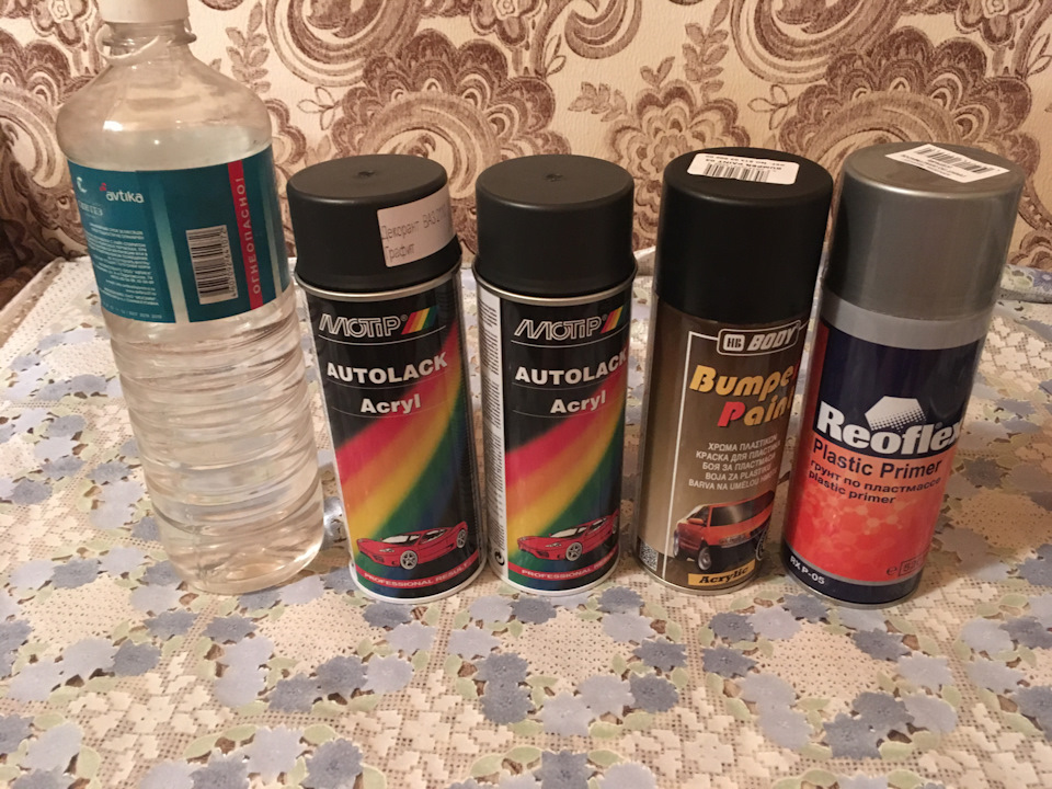 Как красить пластик из аэрозольной краски - рекомендации от GammaPaint