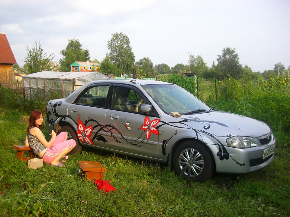 Покраска авто под хохлому. Смотреть фото Покраска авто под хохлому. Смотреть картинку Покраска авто под хохлому. Картинка про Покраска авто под хохлому. Фото Покраска авто под хохлому