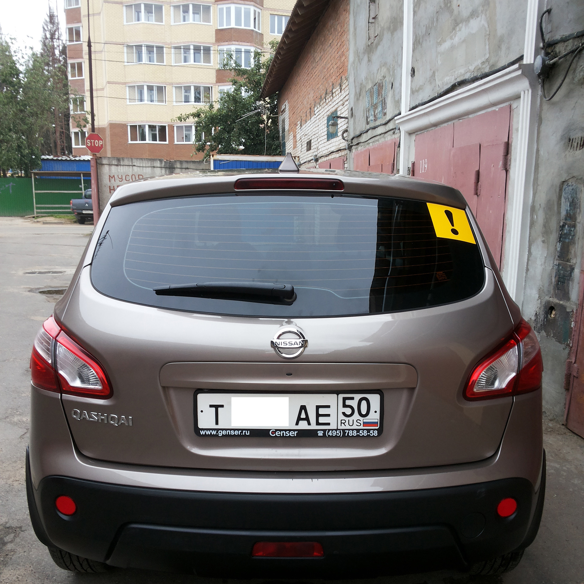 Замена антенны на плавник — Nissan Qashqai (1G), 1,6 л, 2012 года | тюнинг  | DRIVE2