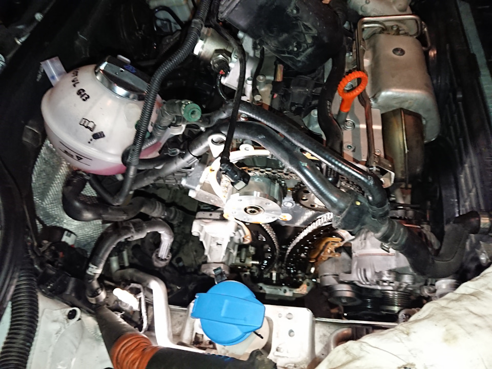 Замена цепи грм на двигатели CAXA — VAGCOM service на DRIVE2