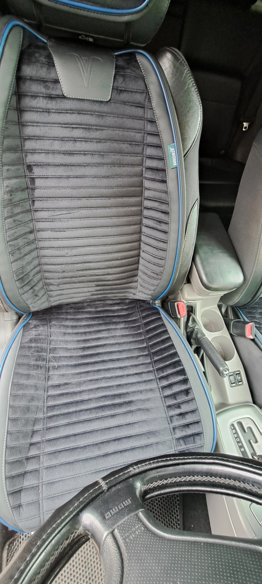Велюровые накидки на сиденья — Subaru Forester (SG), 2 л, 2005 года ...