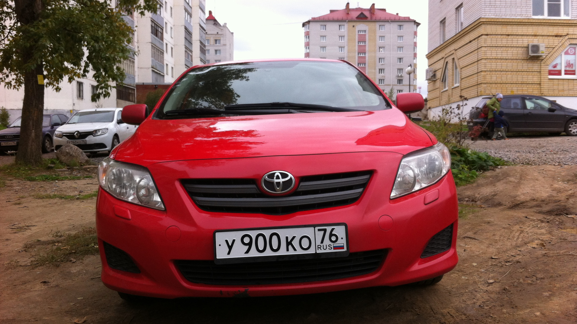 Toyota Corolla Super Red.