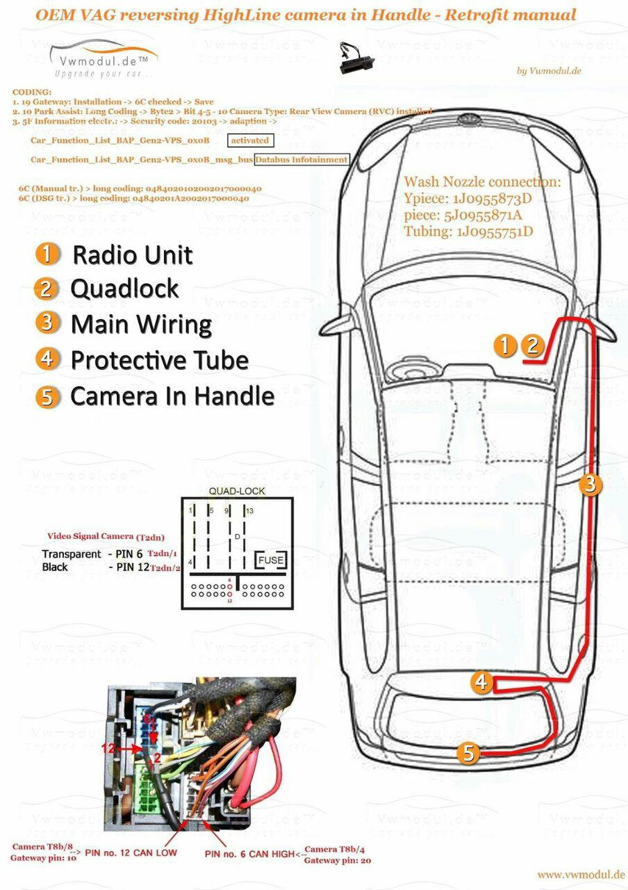 1J0955751D Шланг омывателя VAG | Запчасти на DRIVE2