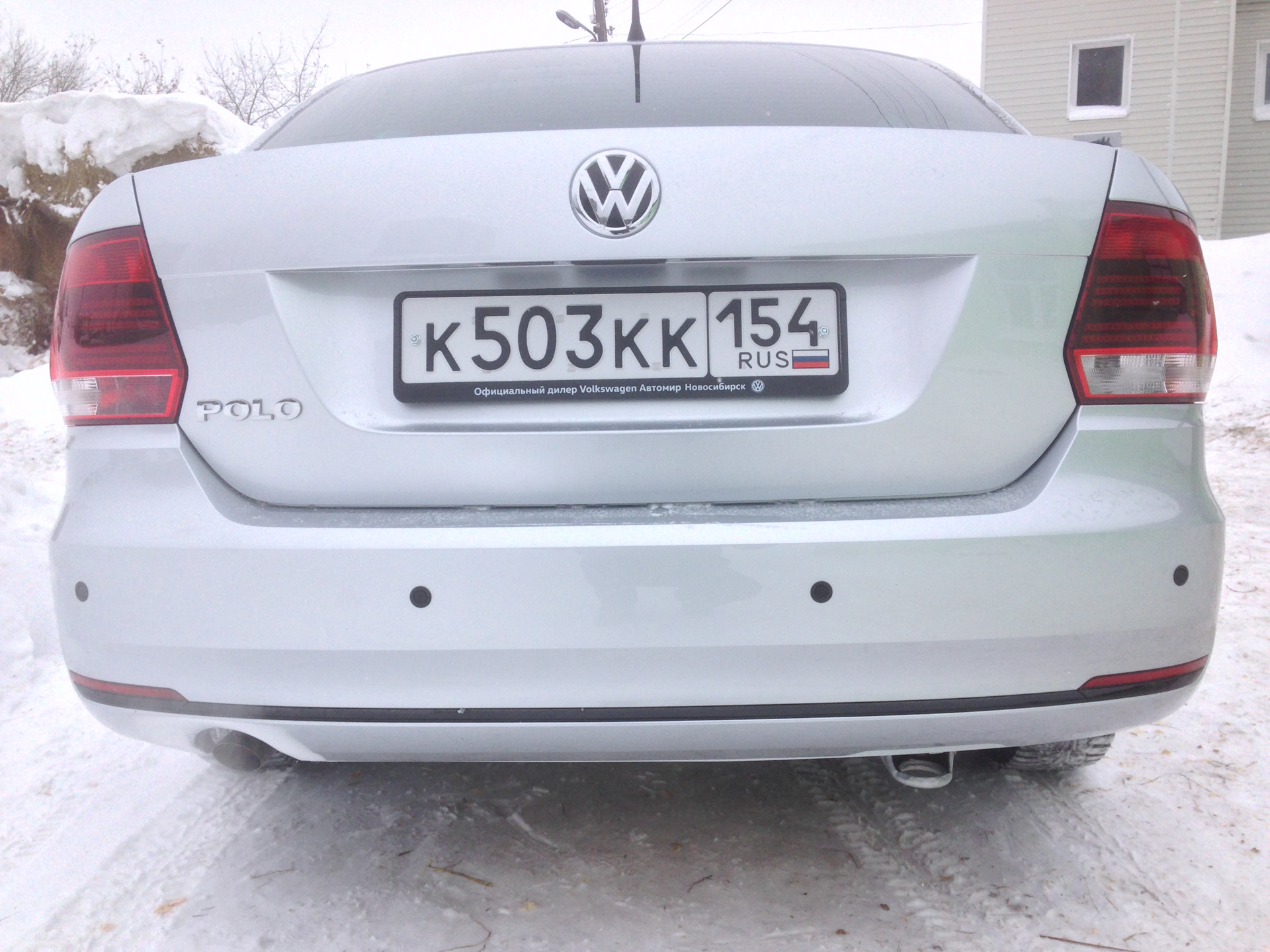 ПАРКТРОНИКИ задние в Поло седан. — Volkswagen Polo Sedan, 1,6 л, 2016 ...