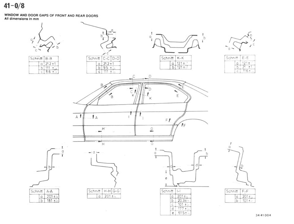 Bmw e34 чертеж
