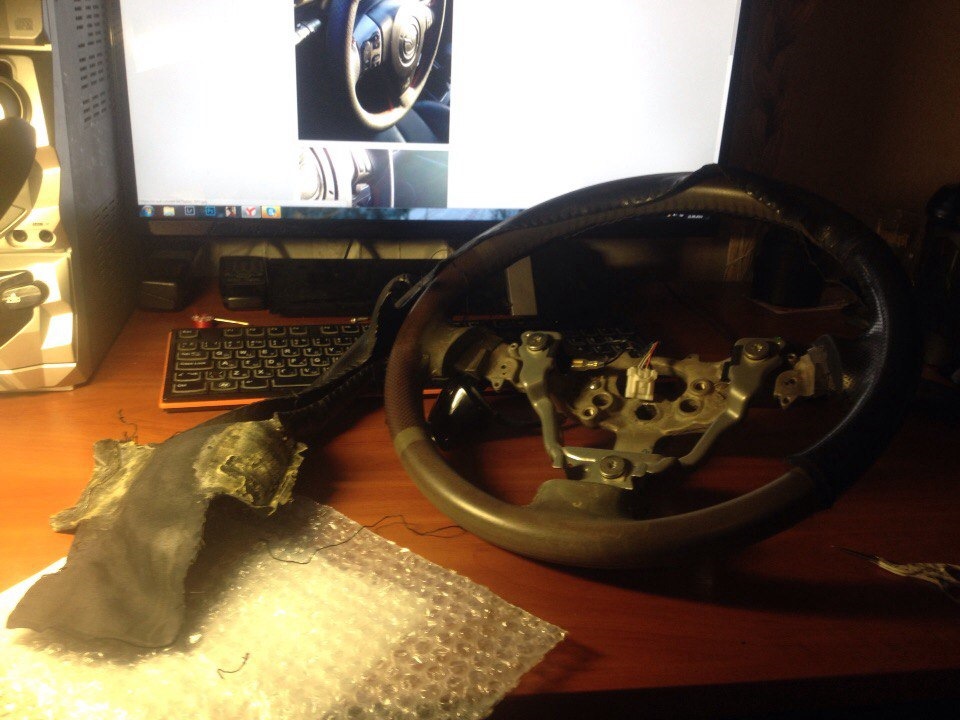 #8 Замена кожи на руле. — Mazda 3 (1G) BK, 1,6 л, 2008 года | тюнинг ...