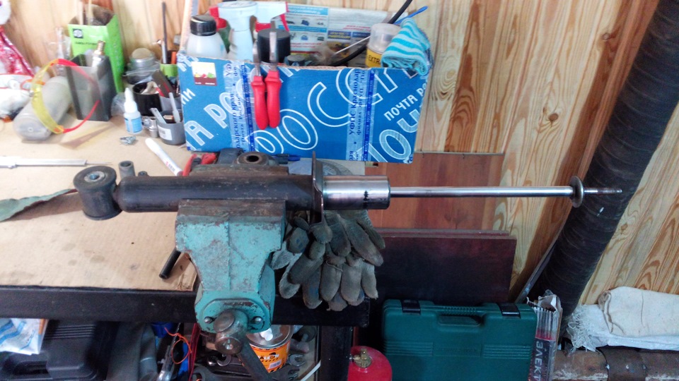 Воздух, часть 2! Пробная сборка заднего пневмо амортизатора. — Lada ...