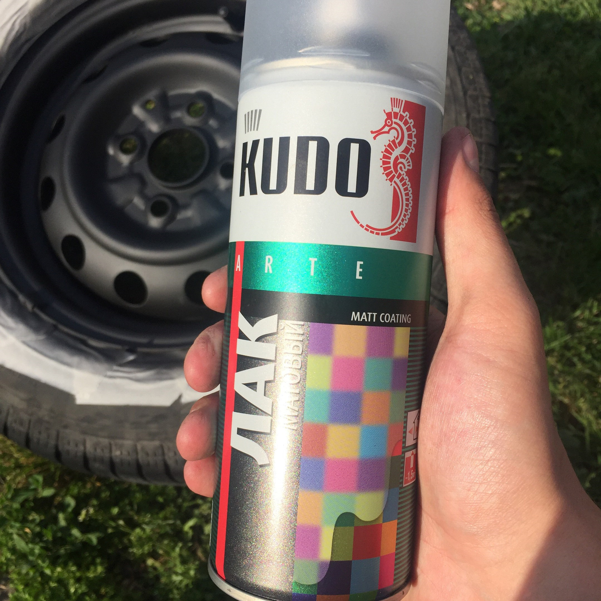 Красим ржавые диски — Hyundai Accent (2G), 1,5 л, 2008 года | колёсные ...