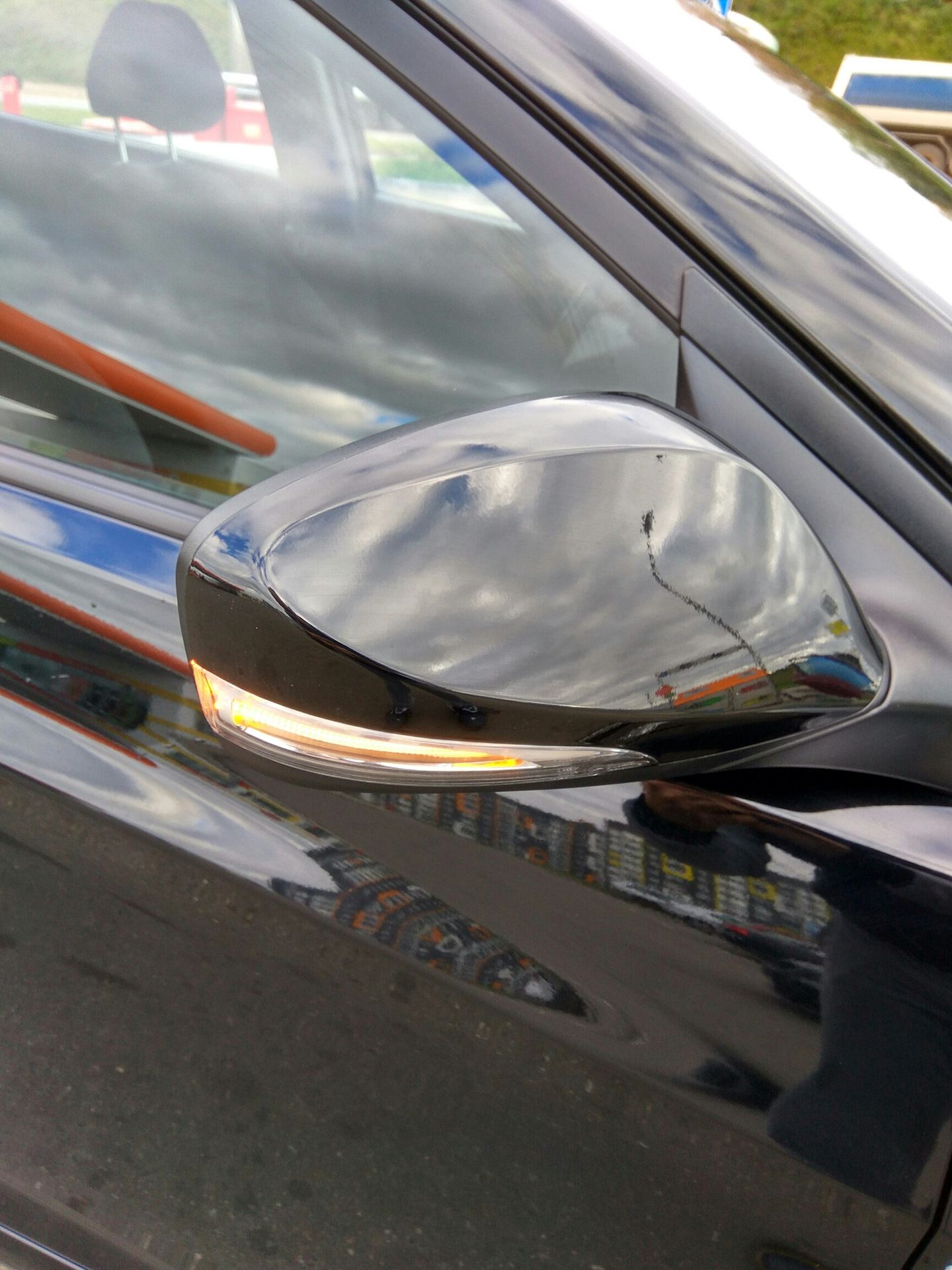 Замена зеркал — на топовые — Hyundai Solaris (1G), 1,6 л, 2015 года ...