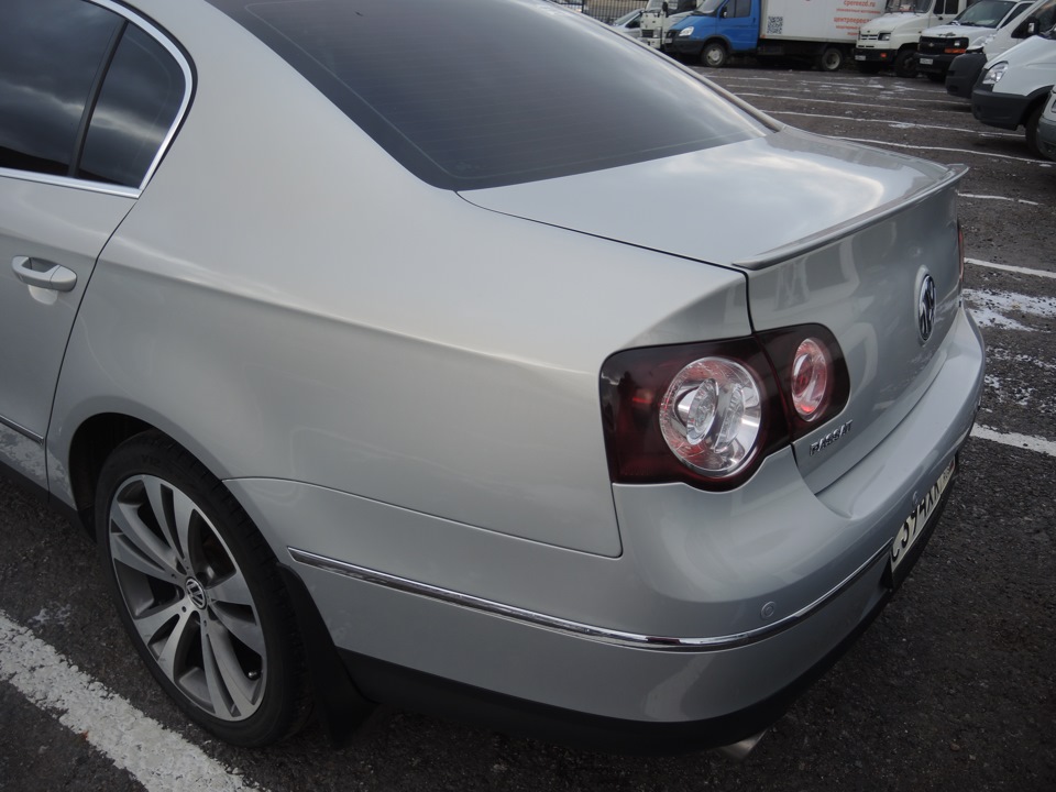 Лип-спойлер R36 — Volkswagen Passat B6, 2,5 л, 2009 года | стайлинг ...
