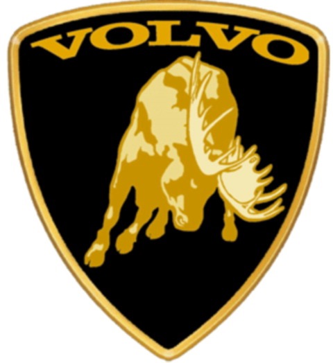 Вольво лось. Значок Вольво с лосем. Volvo Лось. Эмблема Лось Volvo. Наклейка Volvo Лось.