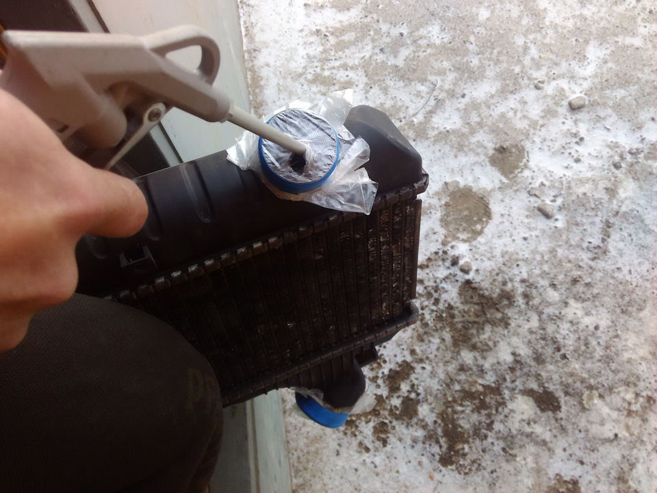 ЗИМНИЙ ПИТ-СТОП: промывка интеркулера — Toyota Caldina (210), 2 л, 1998 ...