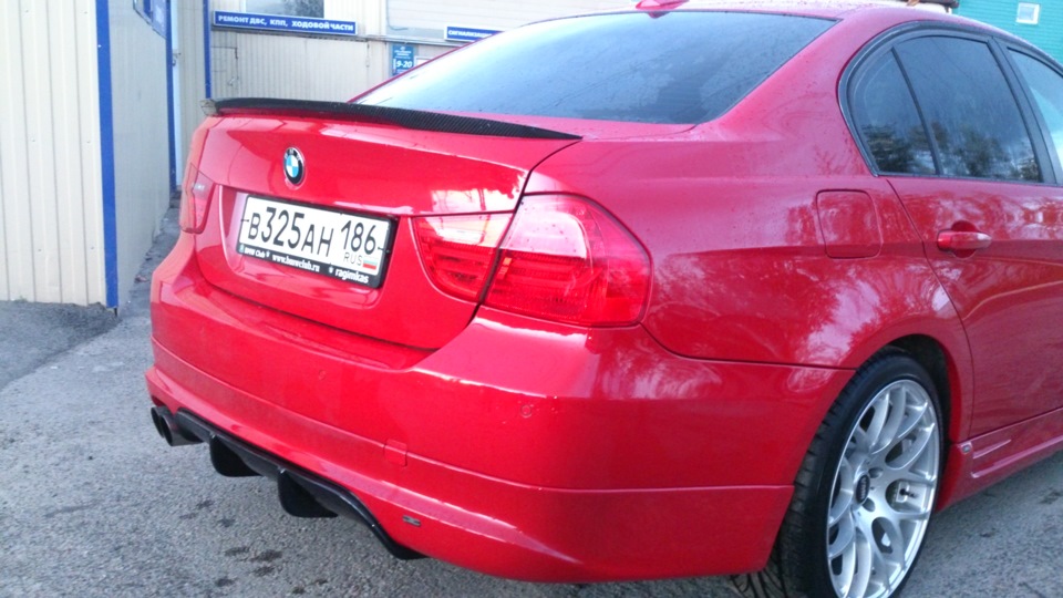 спойлер!PERFOMANCE))) — BMW 3 series (E90), 3 л, 2006 года | стайлинг ...