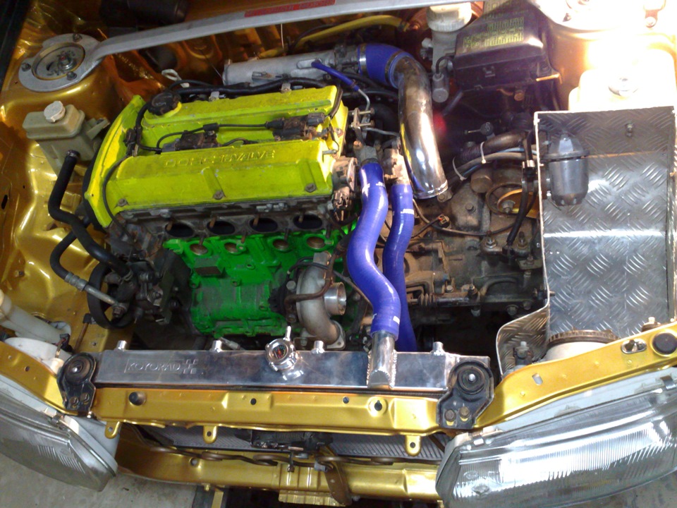 Радиатор часть 2 + 3х портовый соленоид MAC — Mitsubishi Carisma, 2 л ...