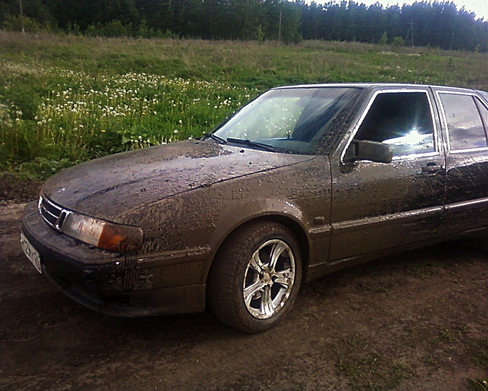 За цветочками — Saab 9000, 2 л, 1992 года | путешествие | DRIVE2