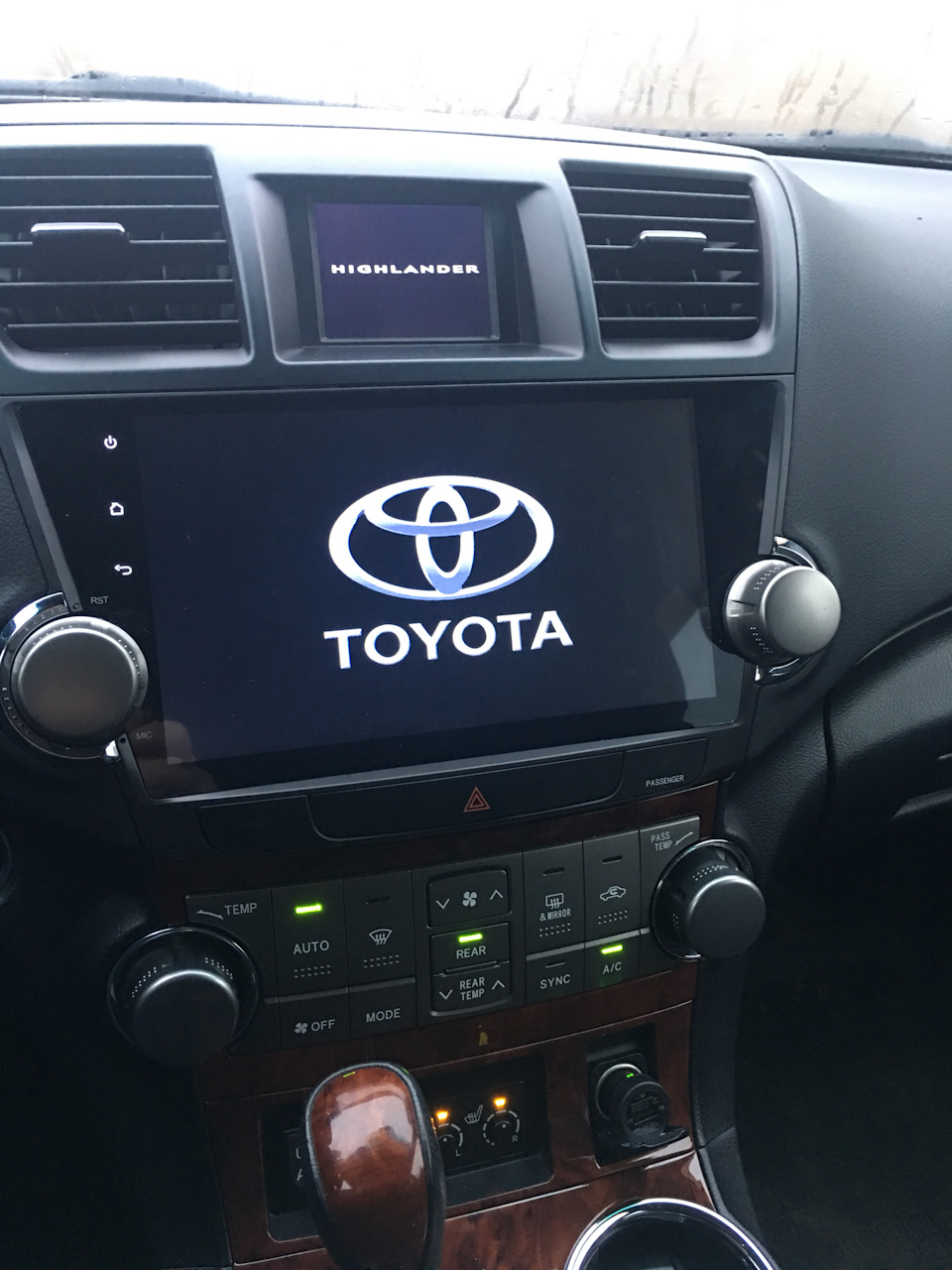 Новая голова на Android — Toyota Highlander (XU40), 3,5 л, 2011 года |  автозвук | DRIVE2