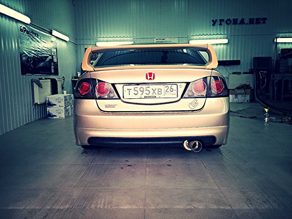 Полировка honda civic 4d