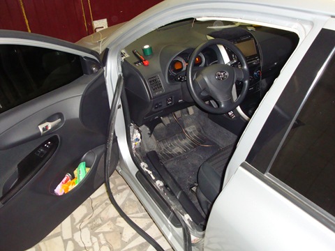 Interior lighting installation - Toyota Corolla 16L 2007
