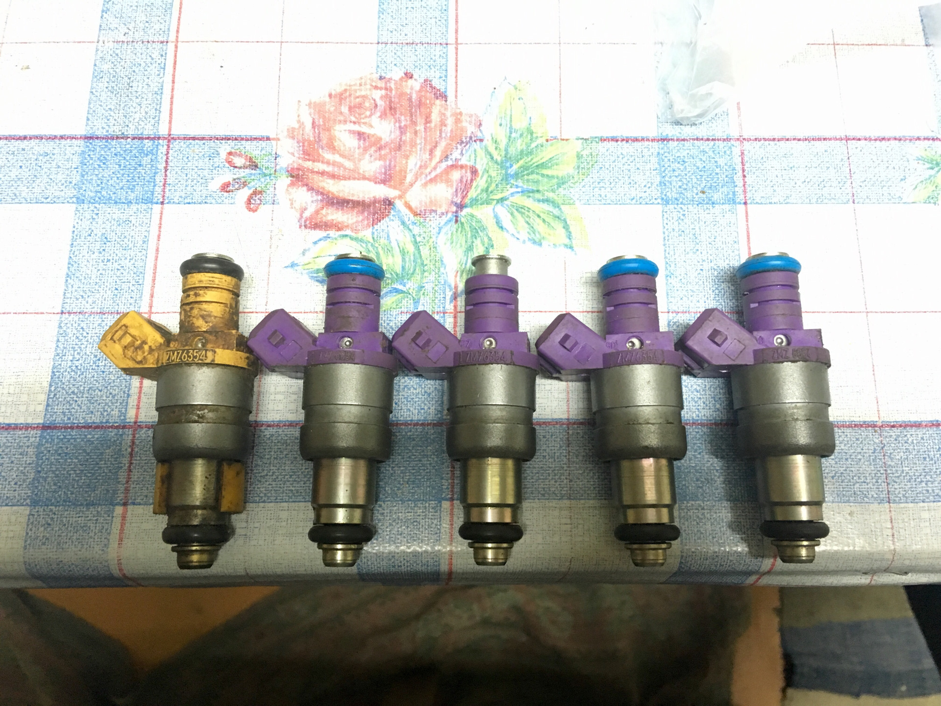 после замены форсунок 2.