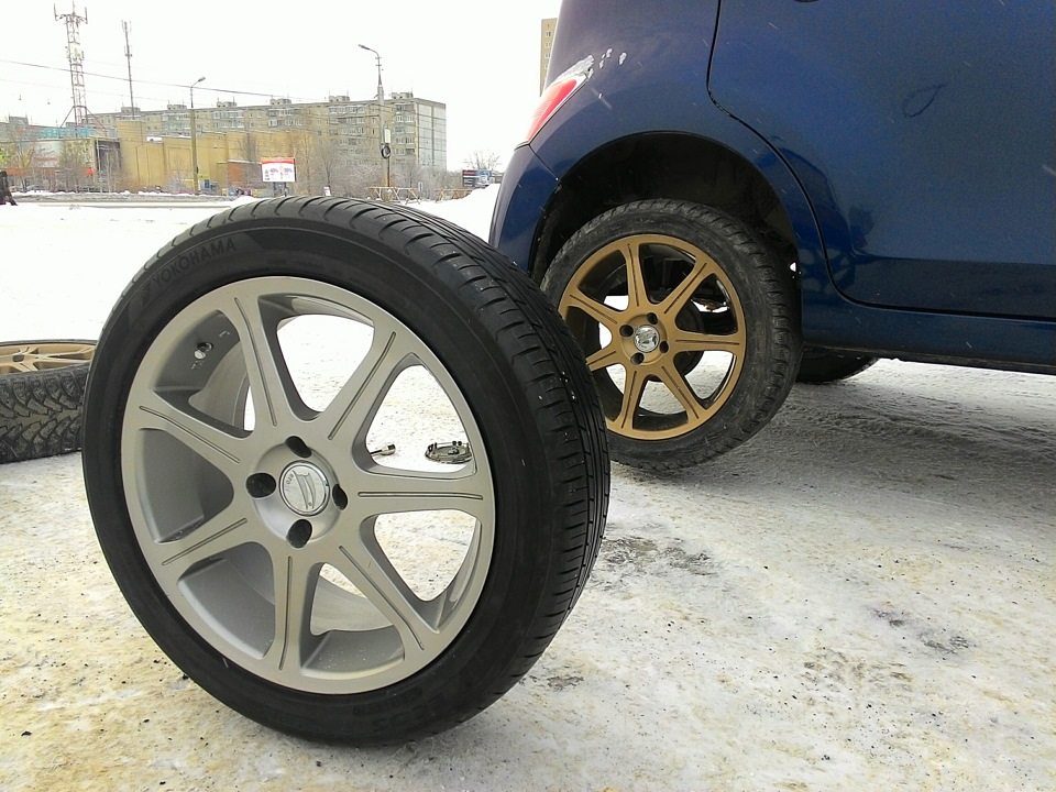 Bridgestone BEO LS (japan) — Toyota bB (2G), 1,3 л, 2008 года | колёсные  диски | DRIVE2