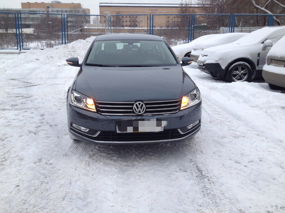 Зимние чистые фоточки) — Volkswagen Passat B7, 1,8 л, 2014 года ...