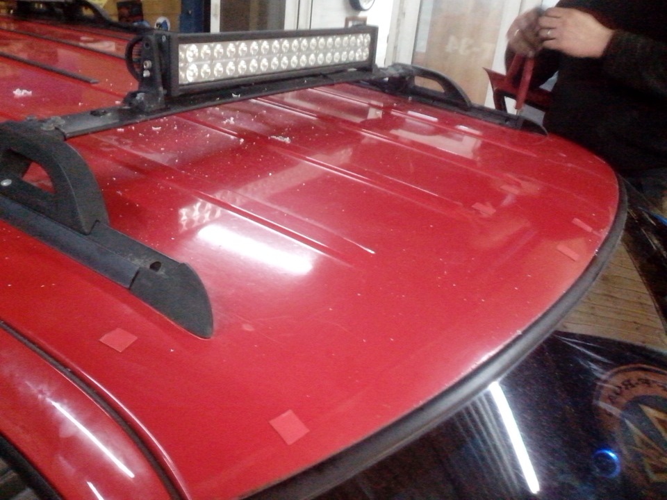 Козырек на Jeep Grand Cherokee ZJ — Jeep Grand Cherokee (ZJ), 4 л, 1993