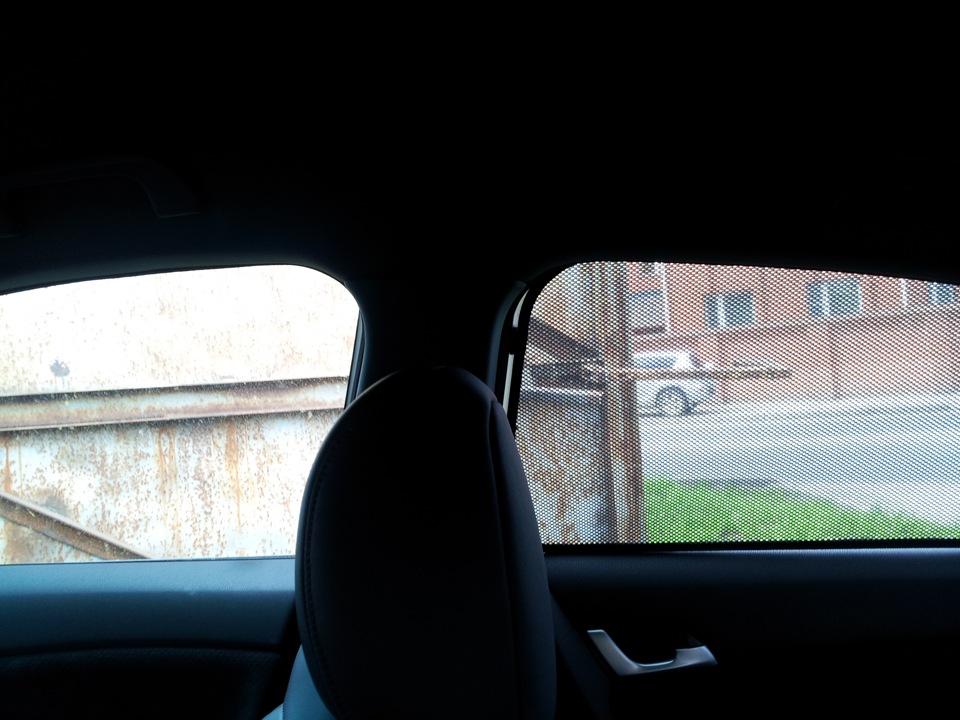 Шторки на задние окна и ложка дёгтя :'( — Honda Accord (8G), 2,4 л ...