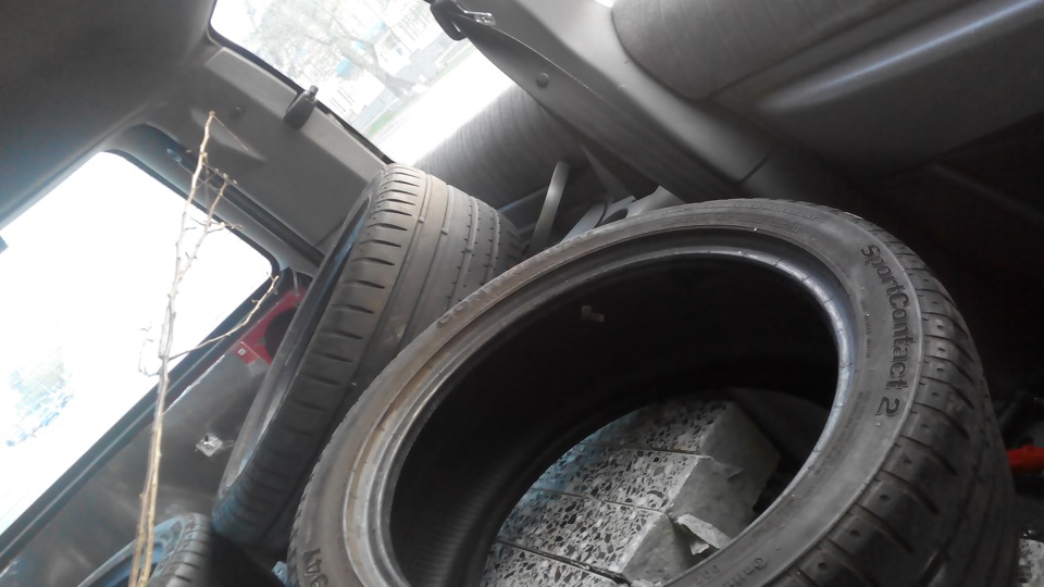 Прикупил резину) 235*45*R17 — Opel Omega B, 2,2 л, 1997 года | шины ...