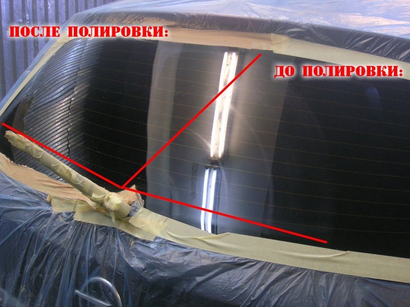 Контроль процесса удаления царапин