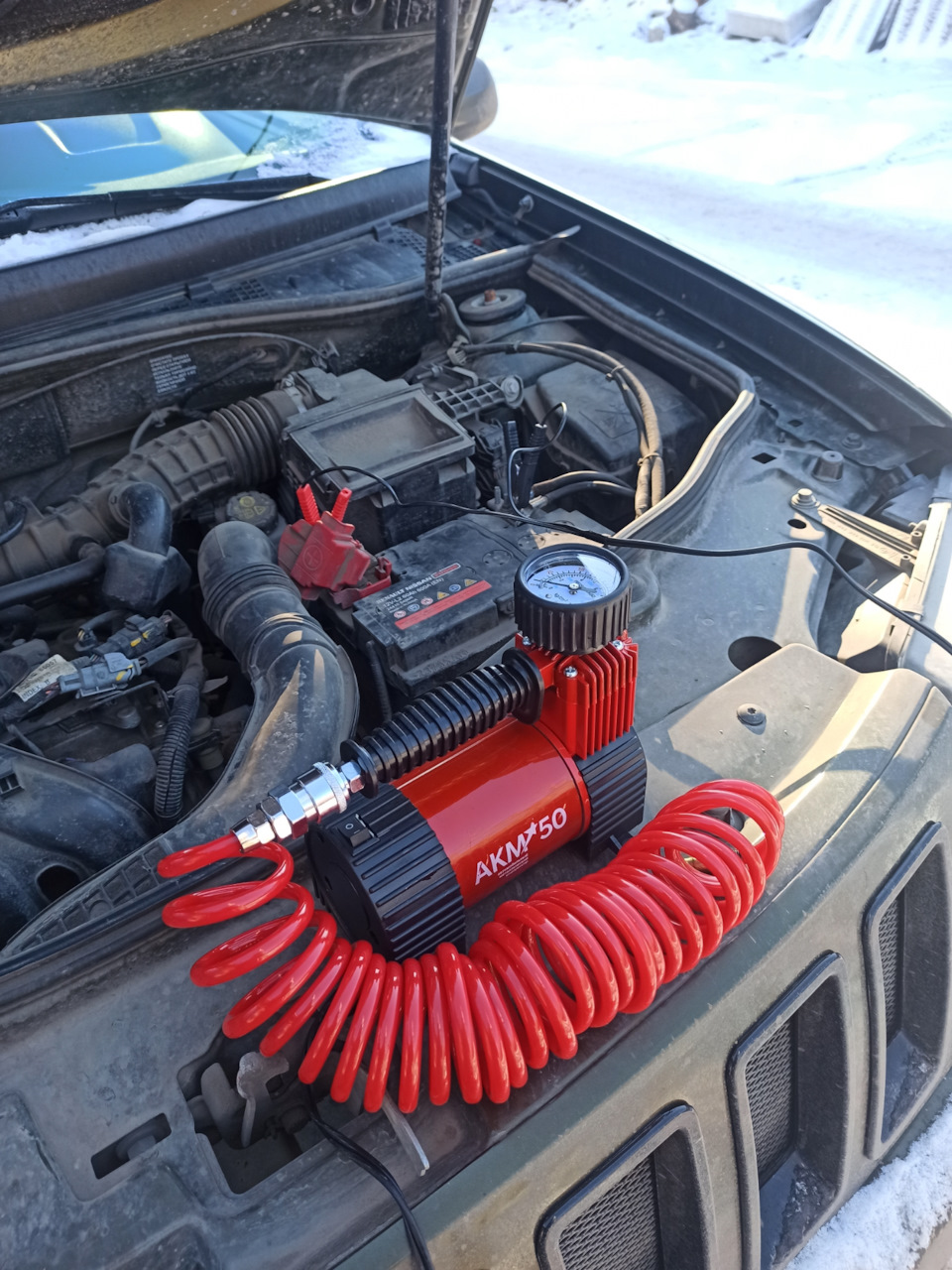 Новый компрессор — Renault Duster (1G), 1,6 л, 2016 года | аксессуары ...