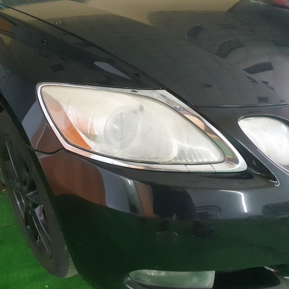 Lexus GS — замена стекол фар и ксенона на LED линзы — High Level Tuning ...