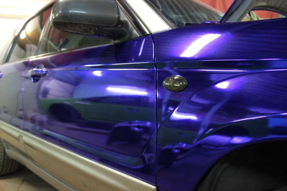 Глубокий синий хром — Subaru Forester (SG), 2 л, 2005 года | стайлинг ...