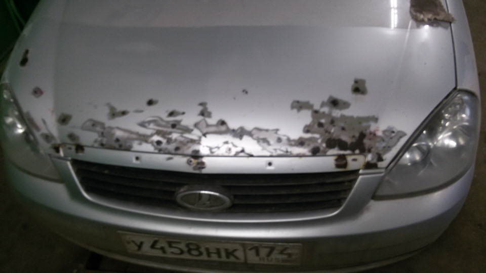 Ржавая — Lada Приора хэтчбек, 1,6 л, 2011 года | кузовной ремонт | DRIVE2