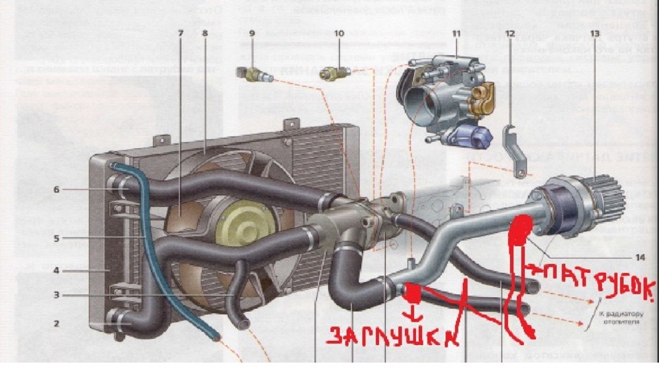 Доработка печки. Да придет тепло)))! — Lada Калина седан, 1,6 л, 2007 ...