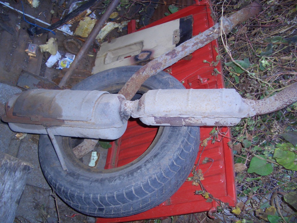 Глушитель. — ЛуАЗ 969, 1,1 л, 1987 года | своими руками | DRIVE2