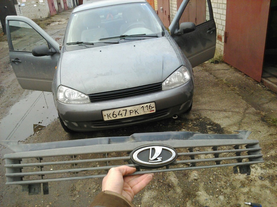 Как снять решетку калина 1 решетка - Lada Калина седан, 1,6 л, 2008 года стайлинг DRIVE2