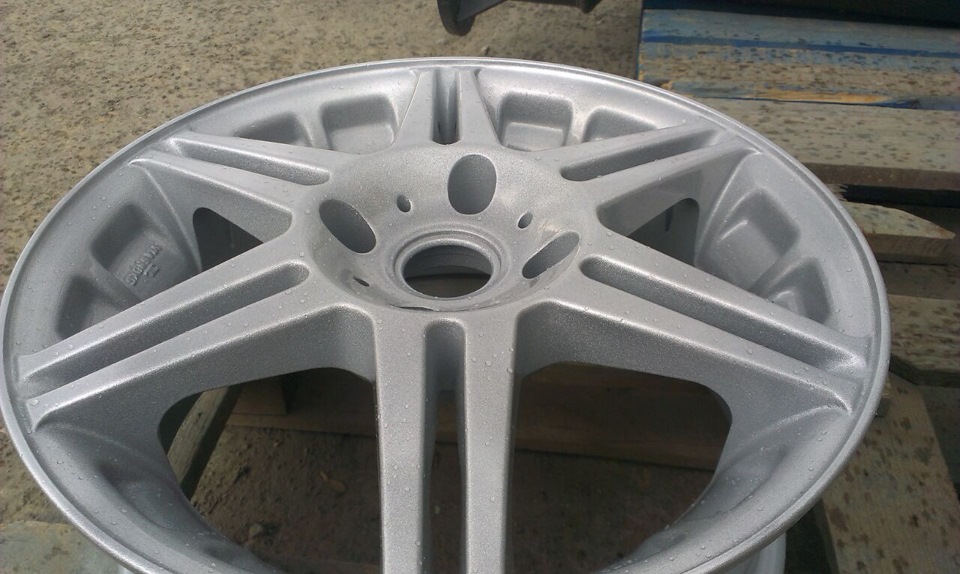 Как подготовить диски под покраску — Mitsubishi Lancer IX, 1,6 л., 2007 ...