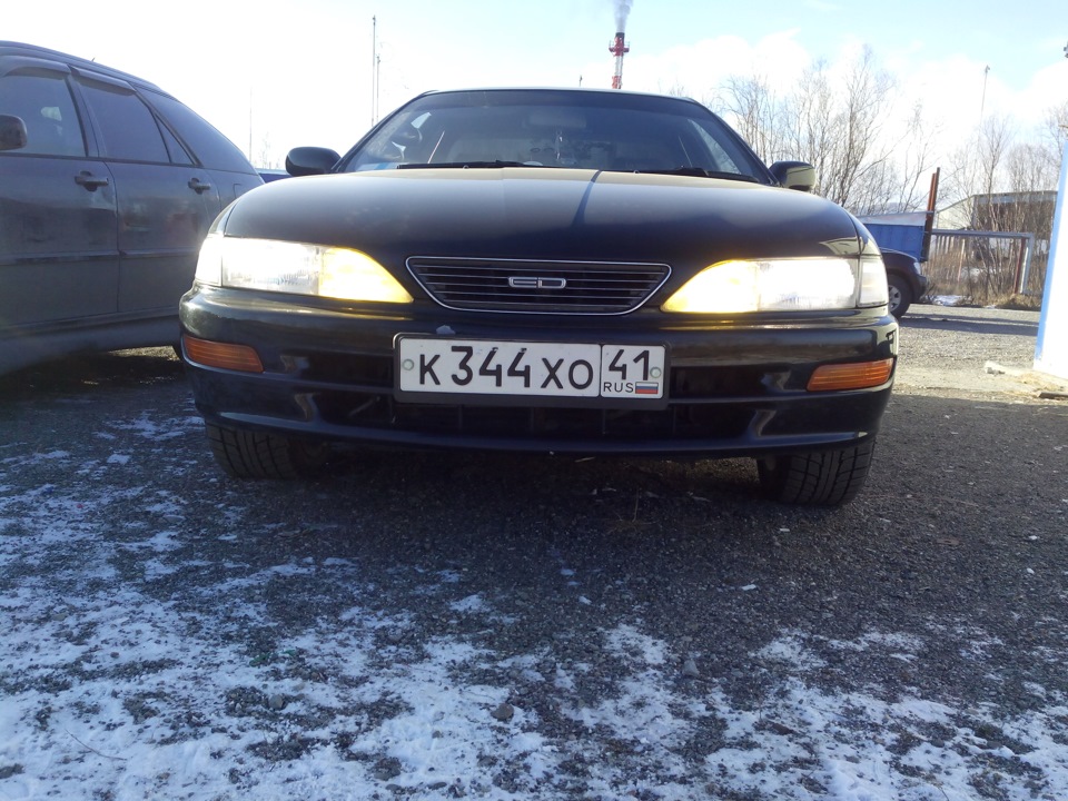 Полировка фар toyota carina ed