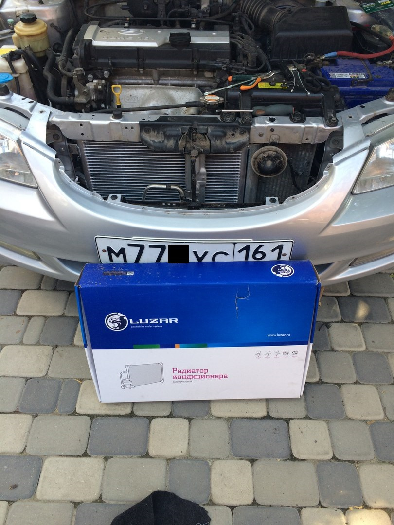 Поменял радиатор — Hyundai Accent (2G), 1,5 л, 2007 года | своими ...