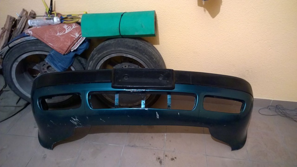 купил почти за даром бампер ауди 80 б4 — Audi 80 (B3), 1,8 л, 1988 года ...