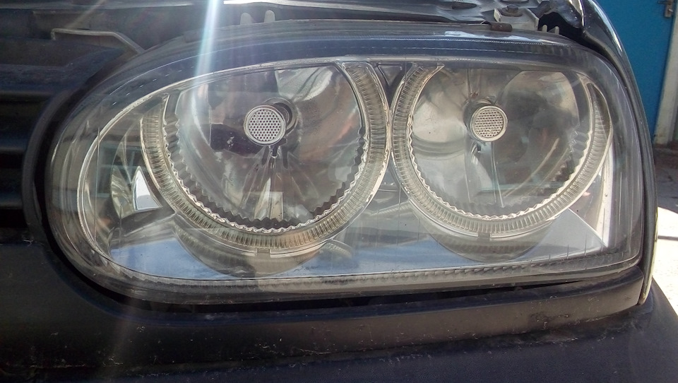 Как сделать что бы хорошо светили ангельские глазки? — Volkswagen Golf ...