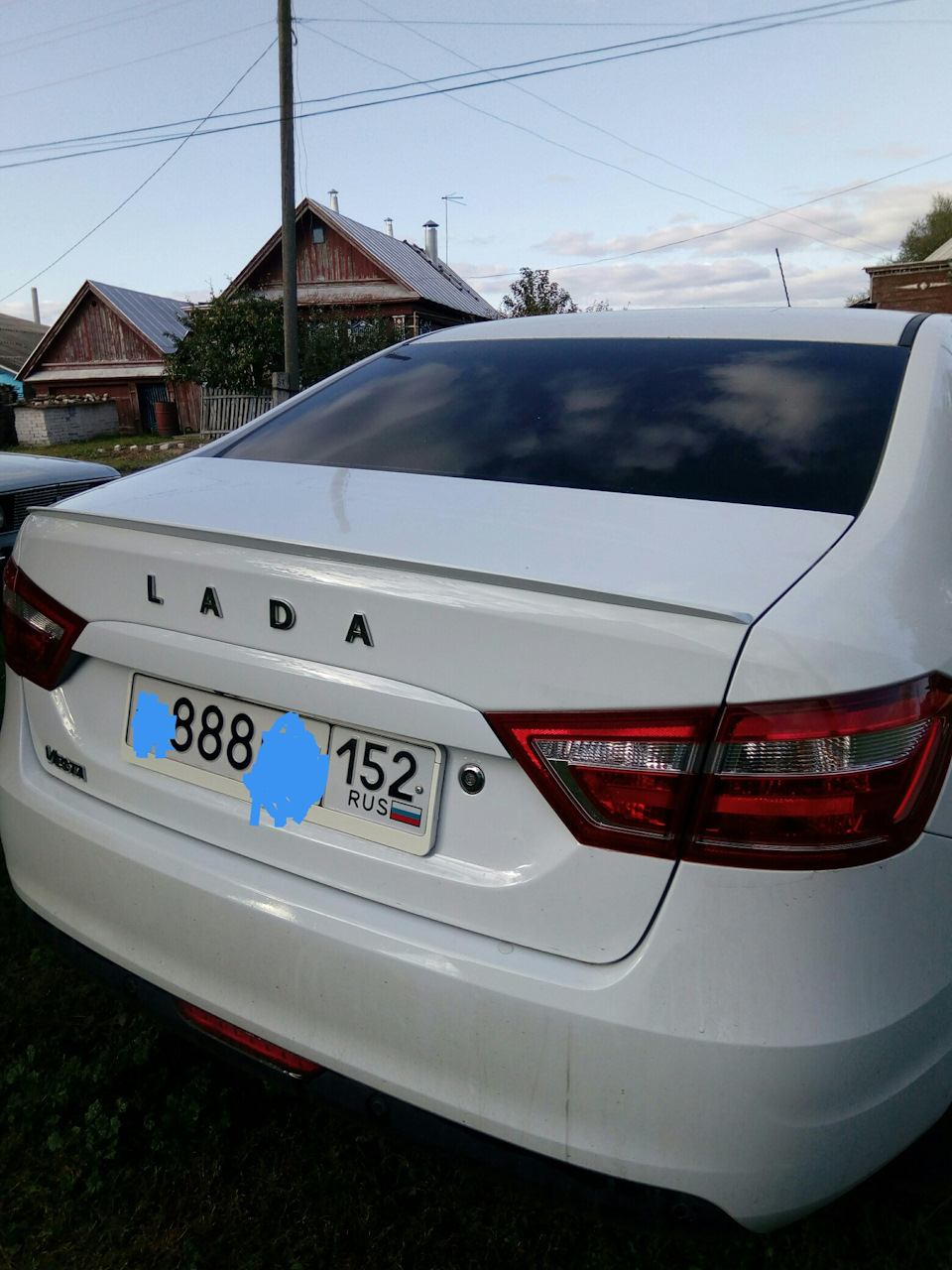 Лип-спойлер — Lada Vesta, 1,6 л, 2016 года | тюнинг | DRIVE2