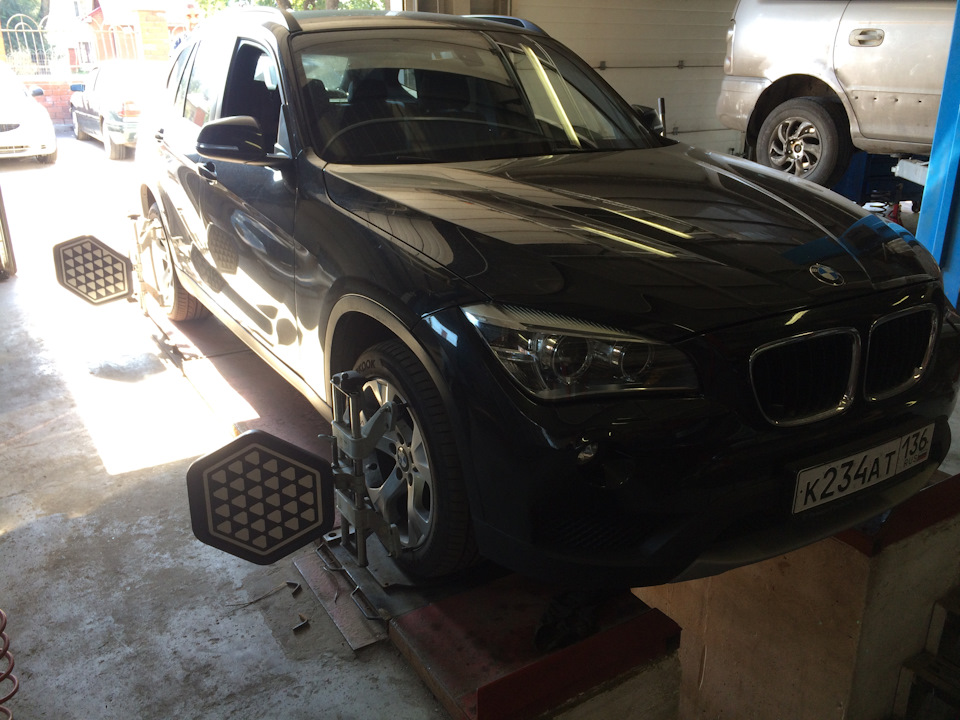 Замена масла + сход развал 58000км — BMW X1 (E84), 2 л, 2014 года ...
