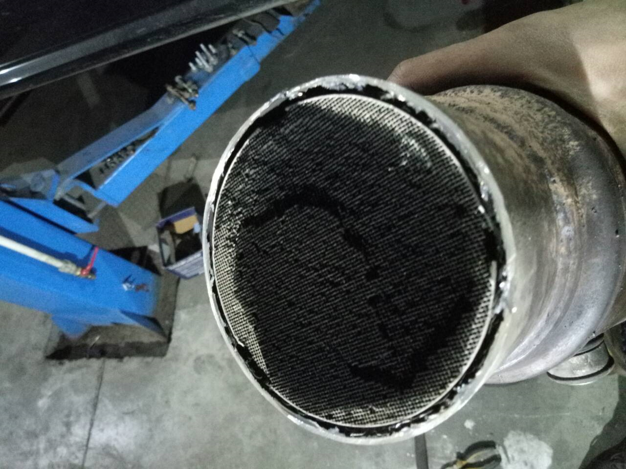 Удаление катализаторов + маслоотделитель — Audi A8 (D3), 4,2 л, 2006 ...