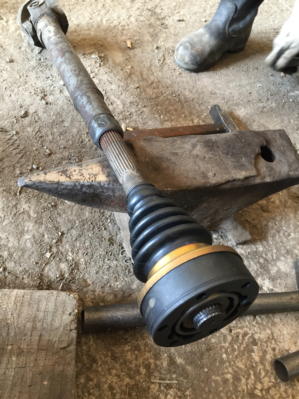 Замена шруса на переднем кардане. — Jeep Grand Cherokee (ZJ), 4 л, 1995 ...