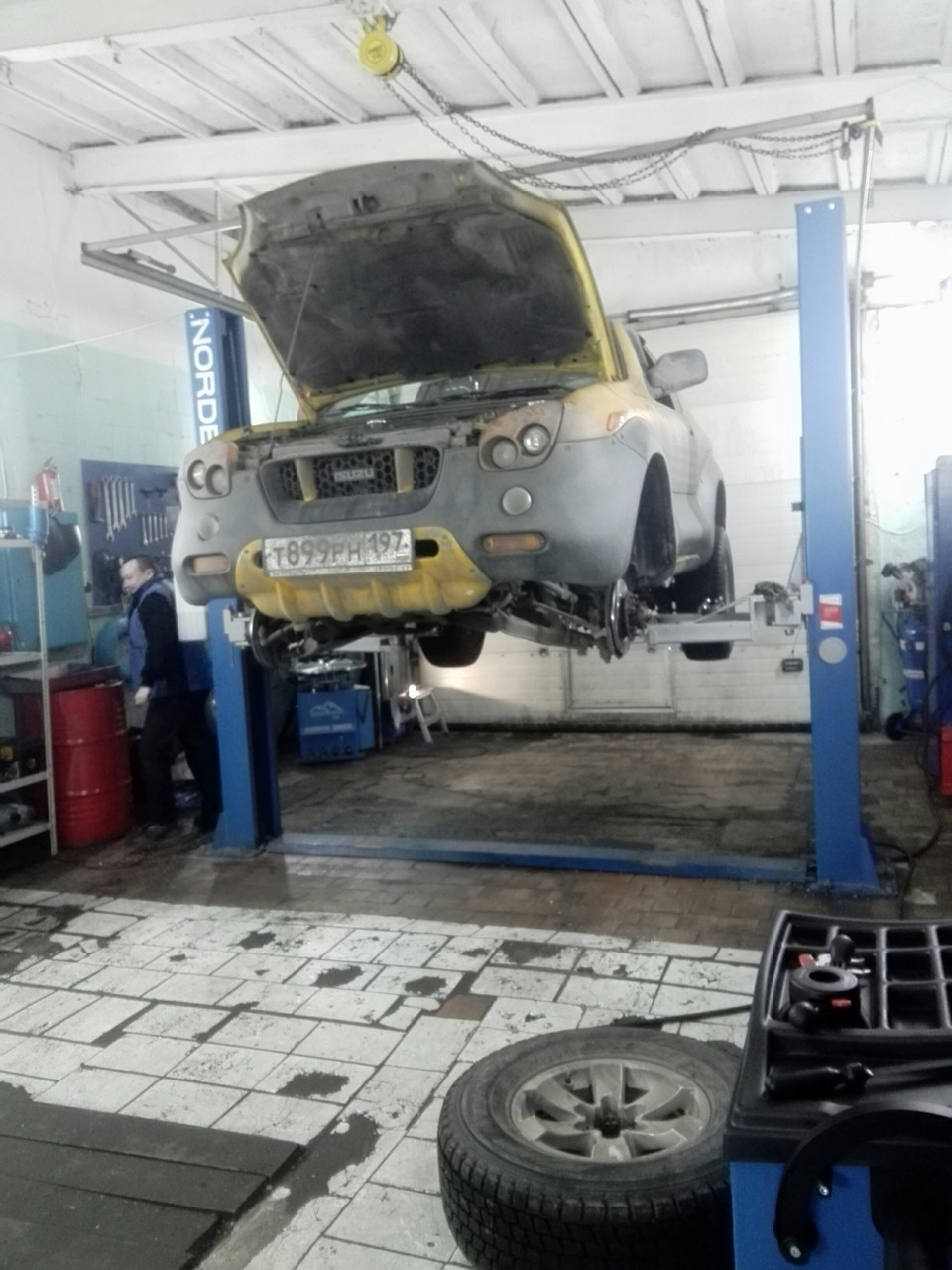 ТО субмарины и всплывшие косяки — Isuzu VehiCross, 3,5 л, 2000 года ...