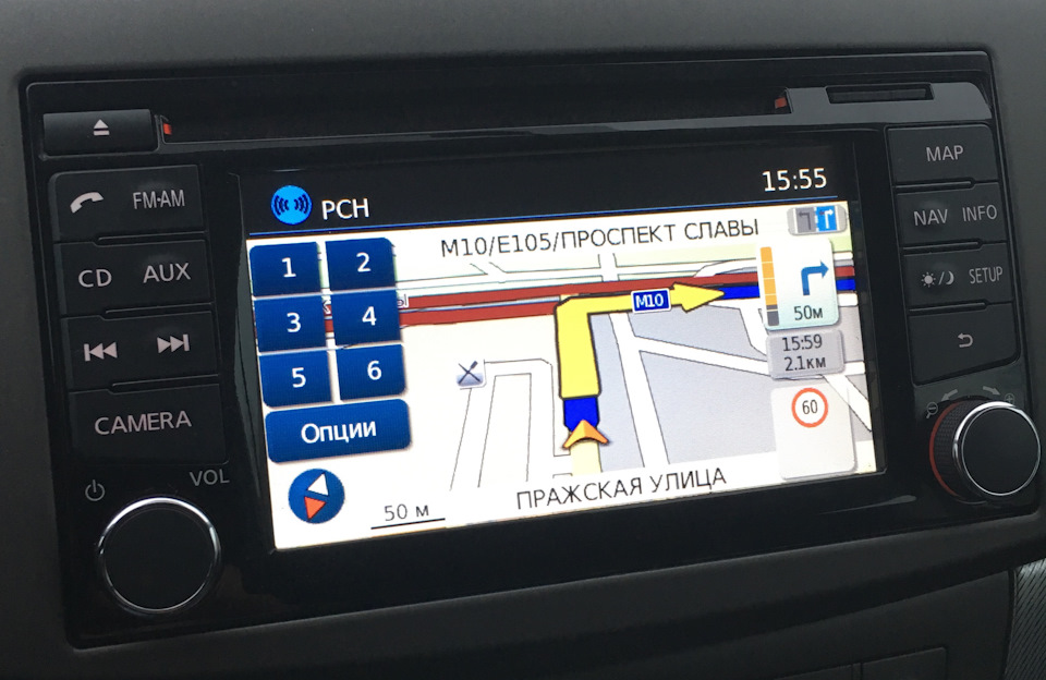 Карта навигации nissan connect 3